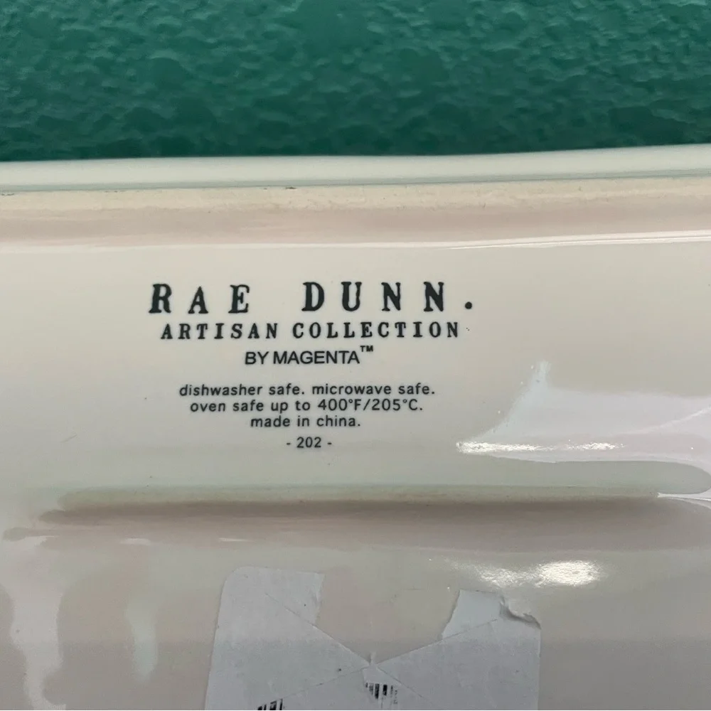 Rae Dunn Gingerbread Ceramic Loaf Pan New - Picture 3 of 4